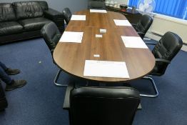 Executive Boardroom Suite To Include: Table And Chairs