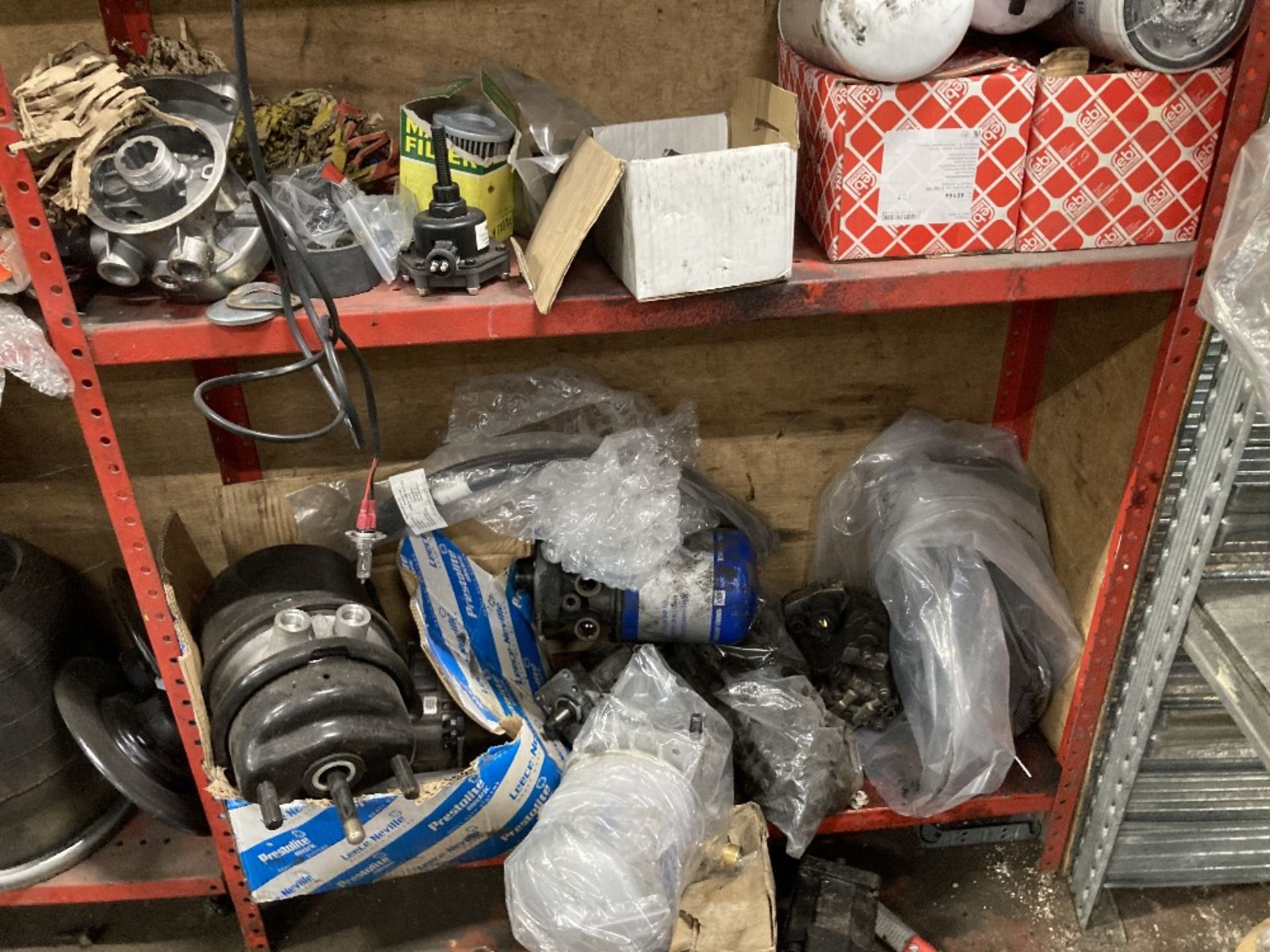 Racking & Contents to include Shock Absorvers, motors, Bus components - Image 16 of 27