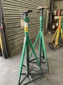 (2) Heavy Duty Commercial Vehicle Axle Stands