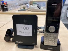 Yealink HDW56H Handset & Base and Yealink W60B IP Base Station