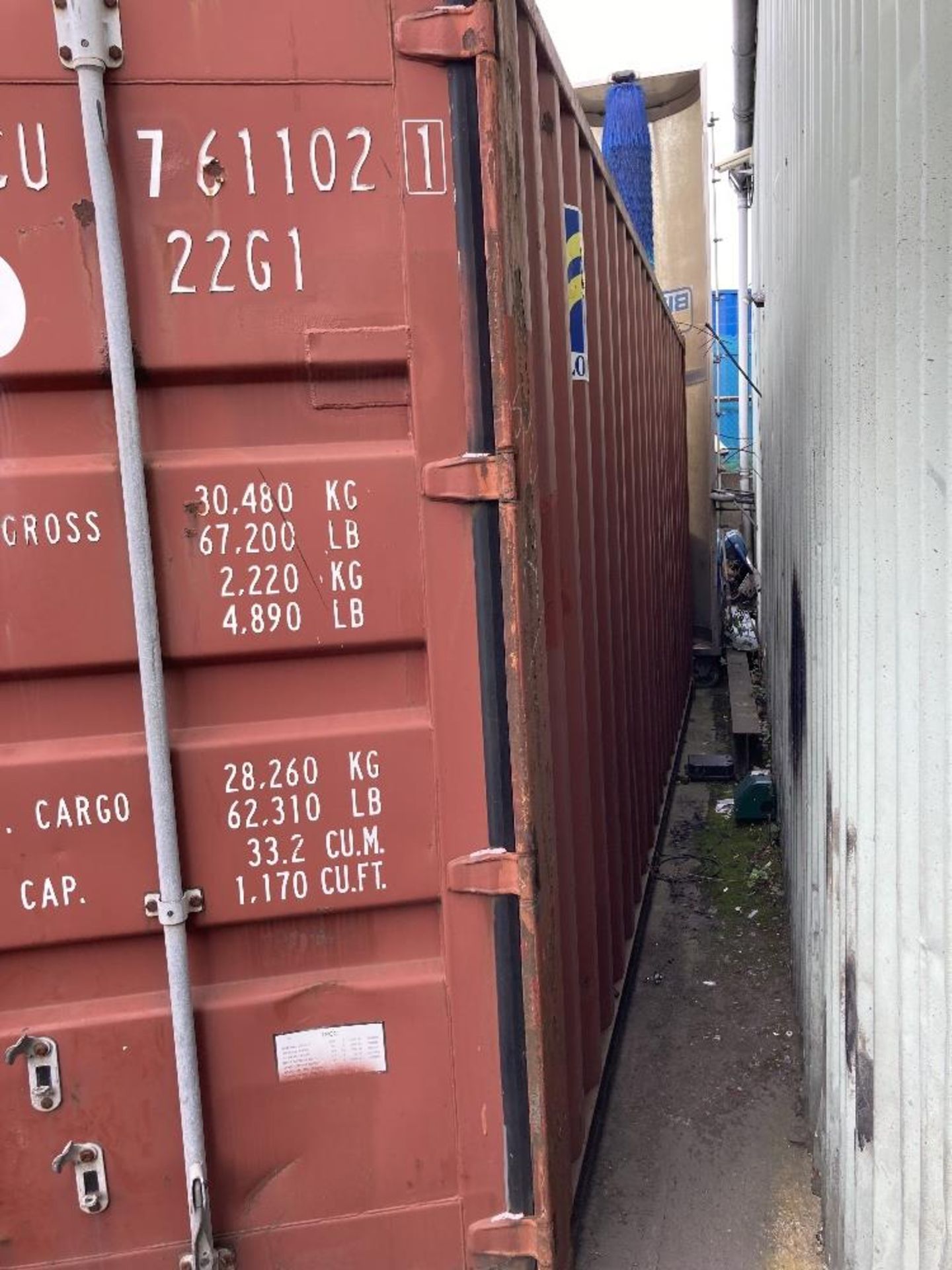 20ft steel shipping container & Contents - Image 2 of 7