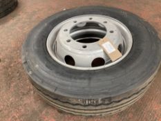(1) KPZ 19.5x6 75.U Steel Wheel & Giti GTL919 245/70R 19.5 Regroovable Tyre