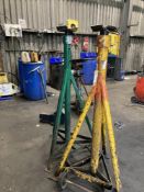 (2) Heavy Duty Commercial Vehicle Axle Stands