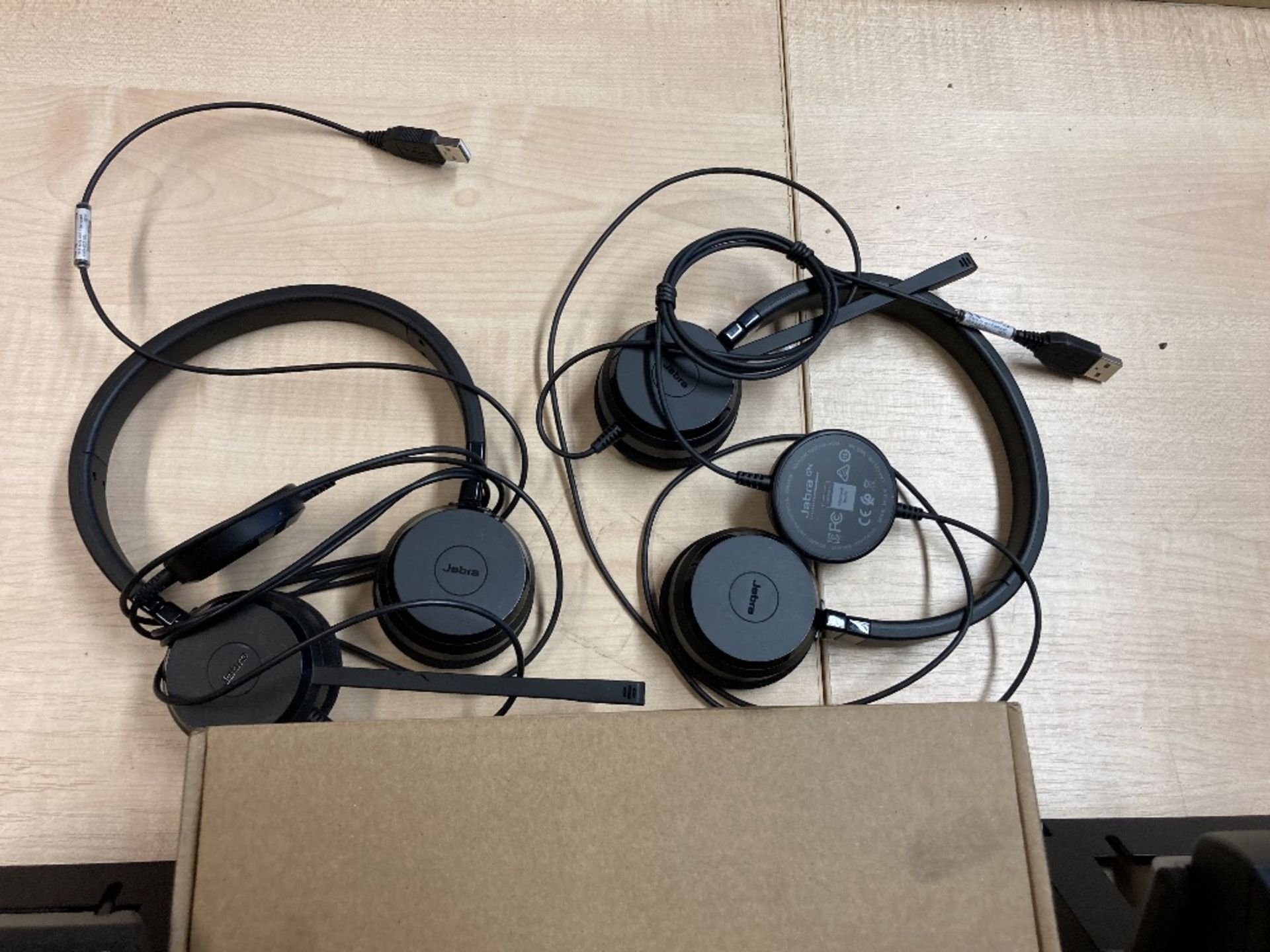 (4) Poly VVX150 Desktop IP Phone & (2) Jabra HSC016 USB Headsets - Image 2 of 6