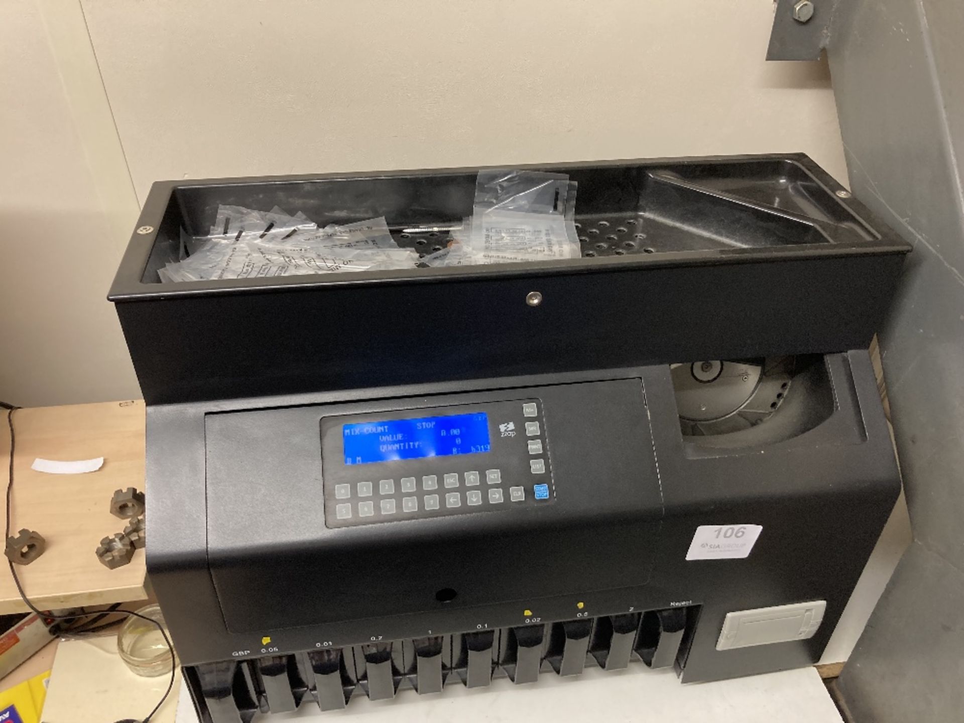 Zzap CS70 coin sorter Serial no. 11405075 - Image 3 of 4