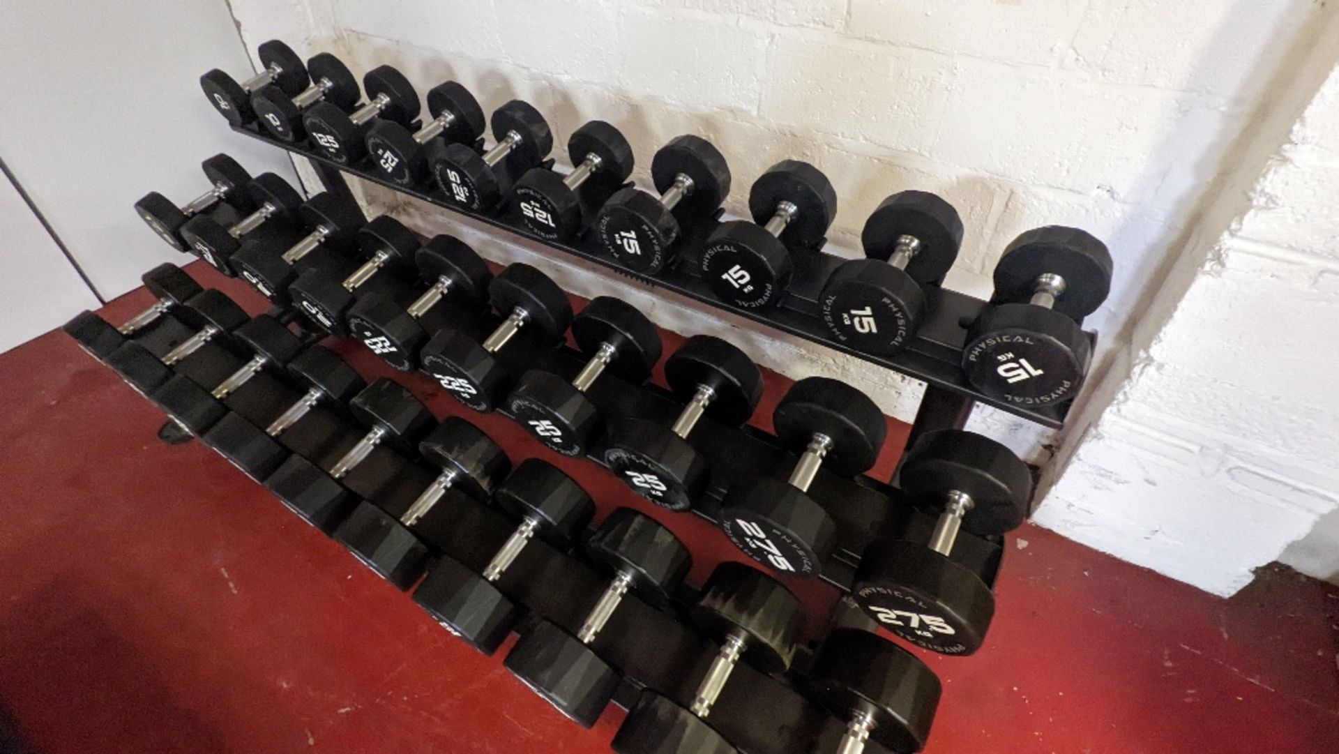 (15 Pairs) Physical Performance Dumbbells With Three Tier Rack - Image 5 of 5