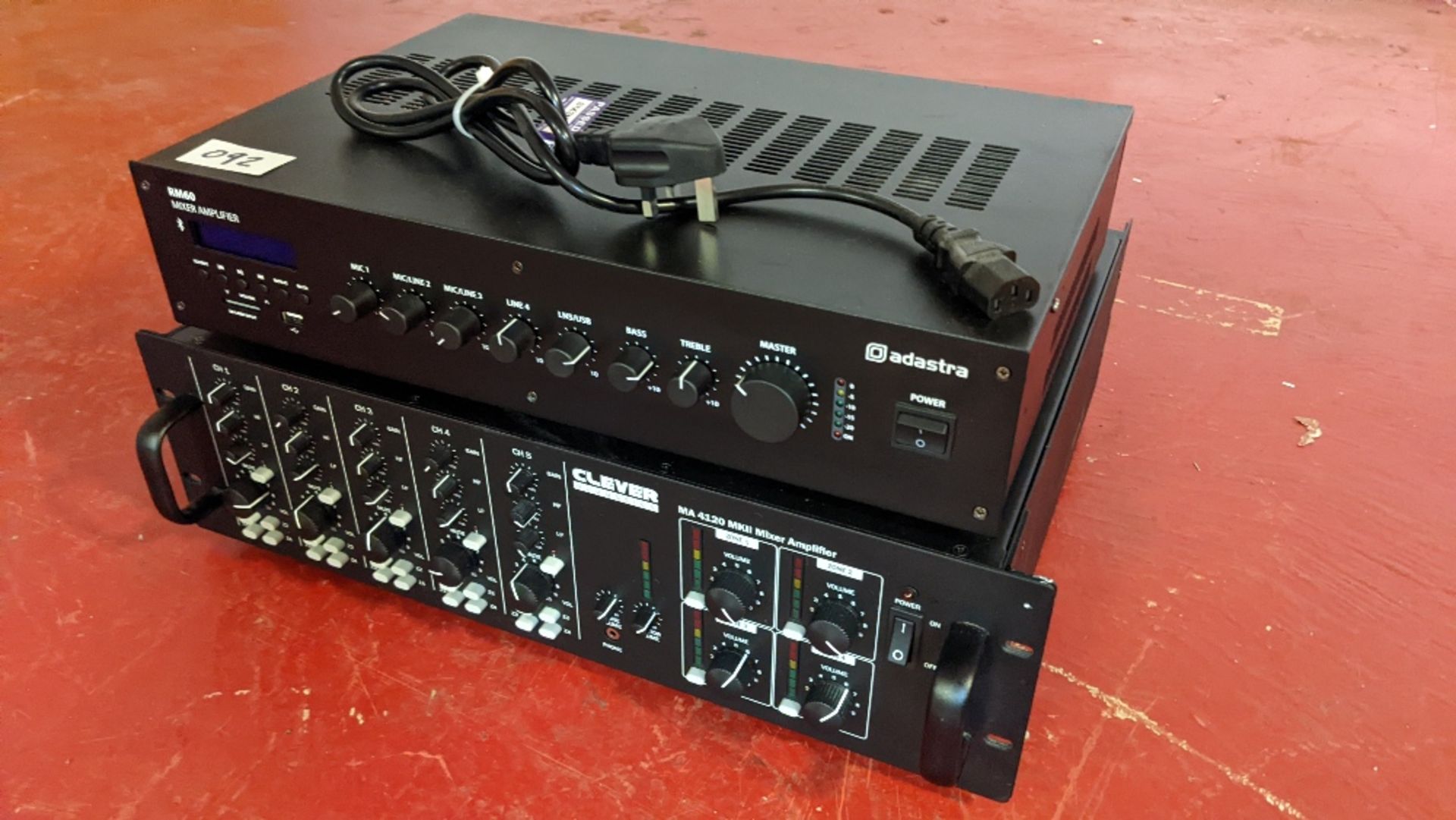 Adastra RM60 Mixer Amplifier and Clever Acoustics MA4120 Mk2 Mixer Amplifier - Bild 2 aus 4