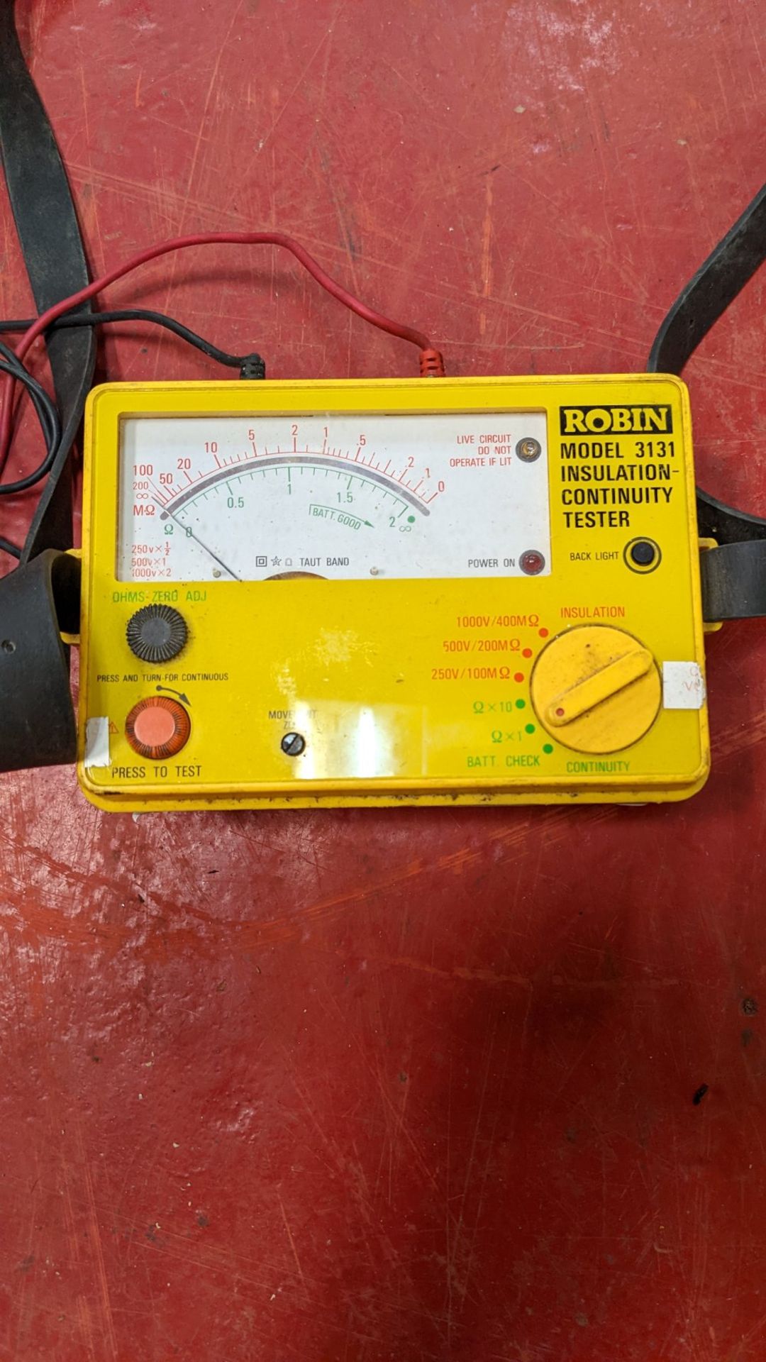 Robin Model 3131 Insulation - Continuity Tester - Image 2 of 2