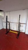 Squat and Bench Press Rack with Physical Performance 20kg Barbell