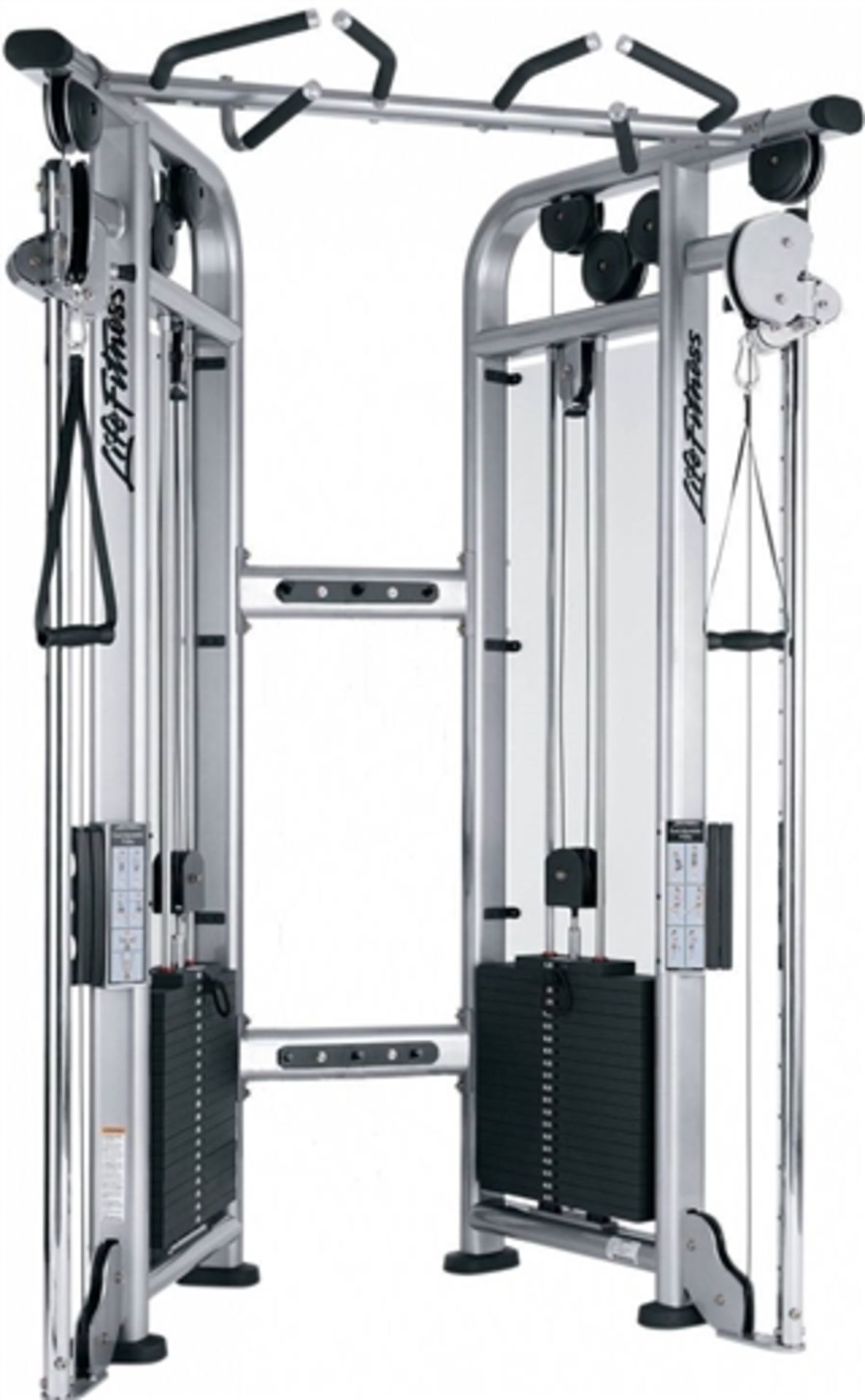 Life Fitness dual adjustable pulleys