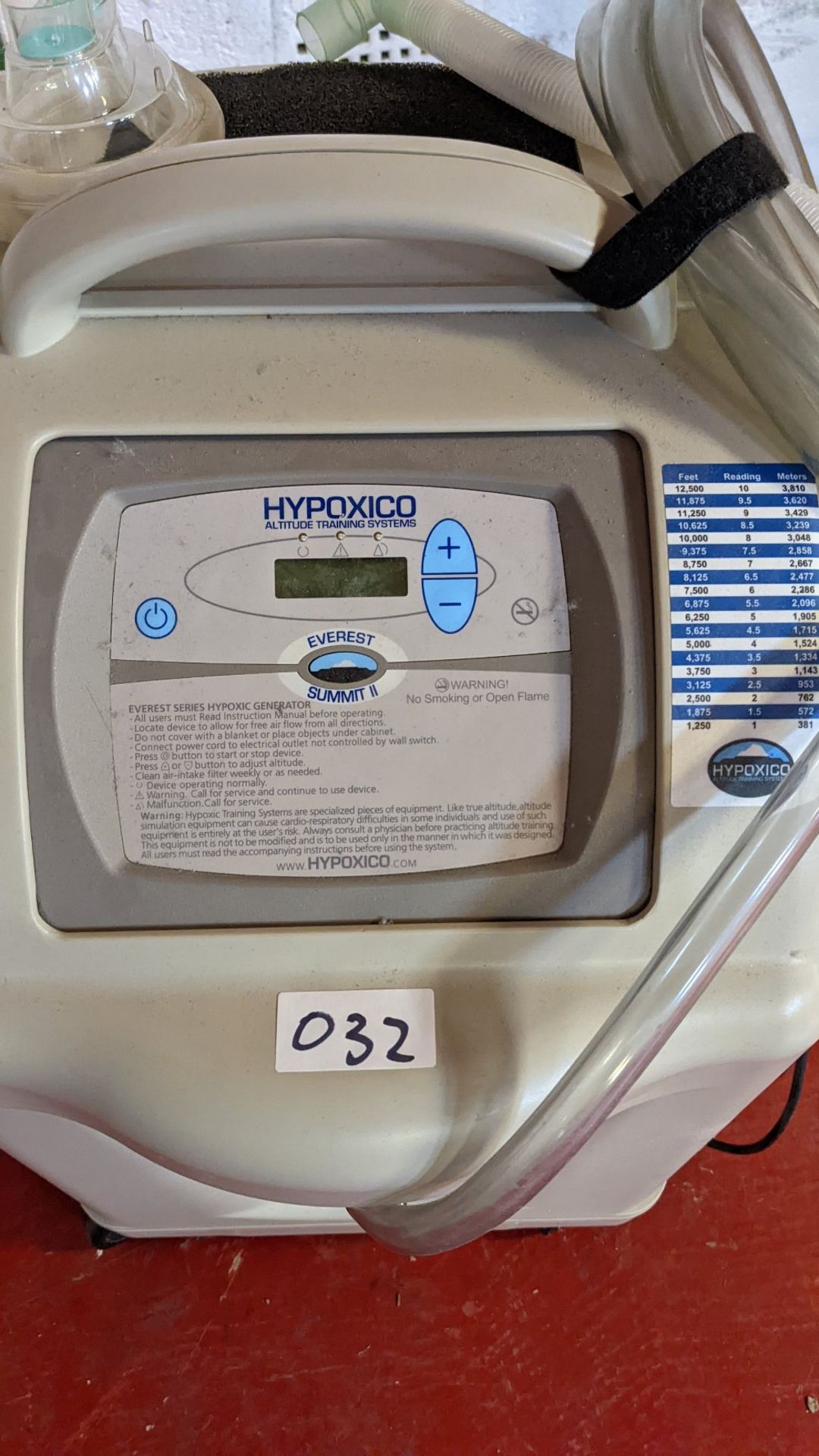 Hypoxico 5571 Altitude Training Generator System - Image 2 of 5