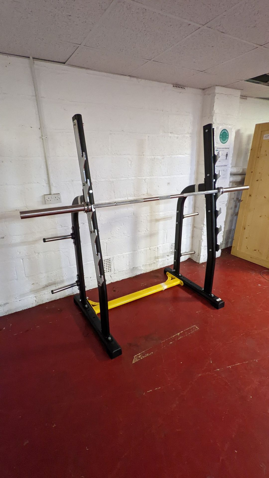 Squat and Bench Press Rack with Physical Performance 20kg Barbell - Image 2 of 4