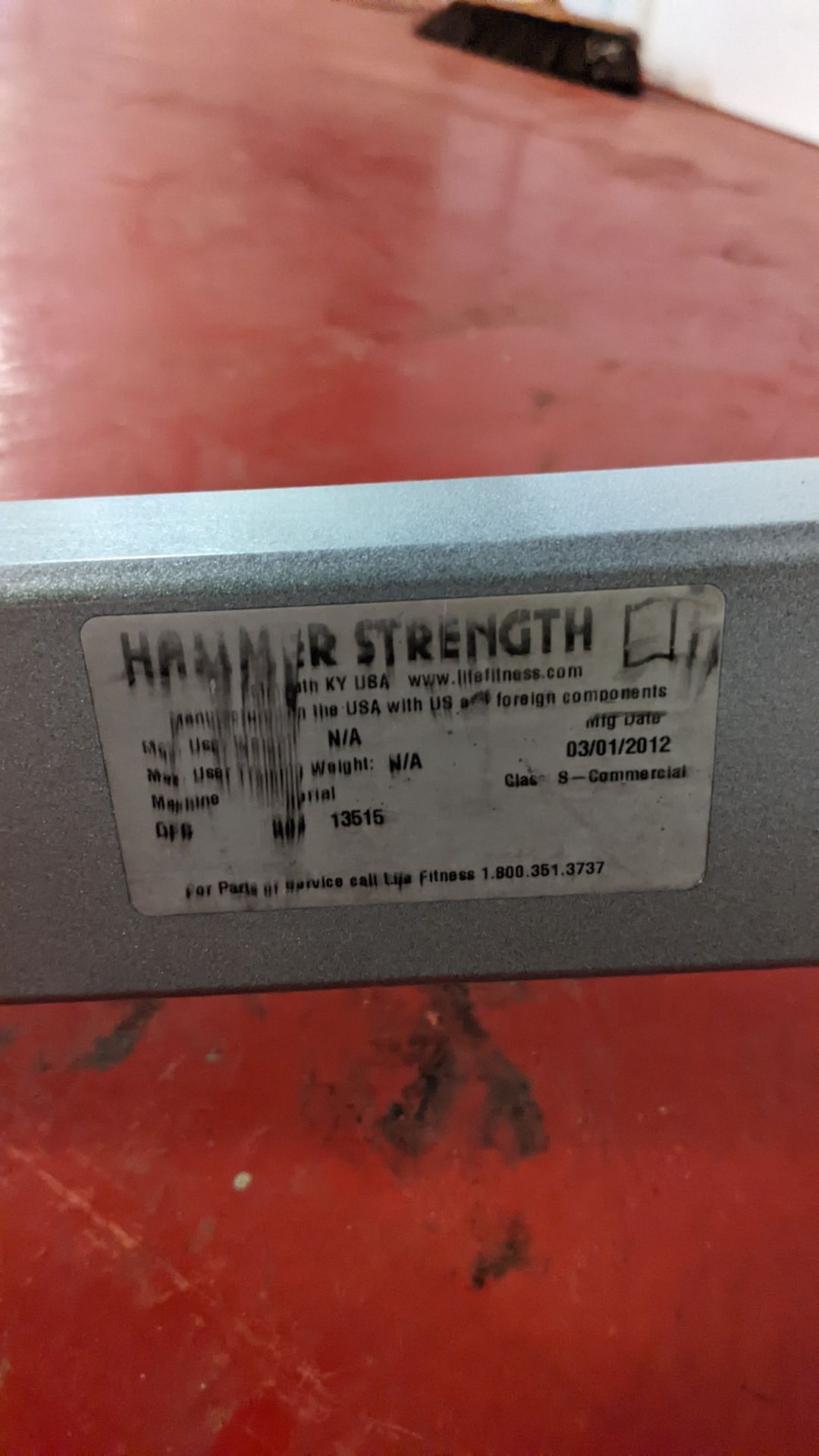 Hammer Strength Bench press Bench - Image 6 of 6