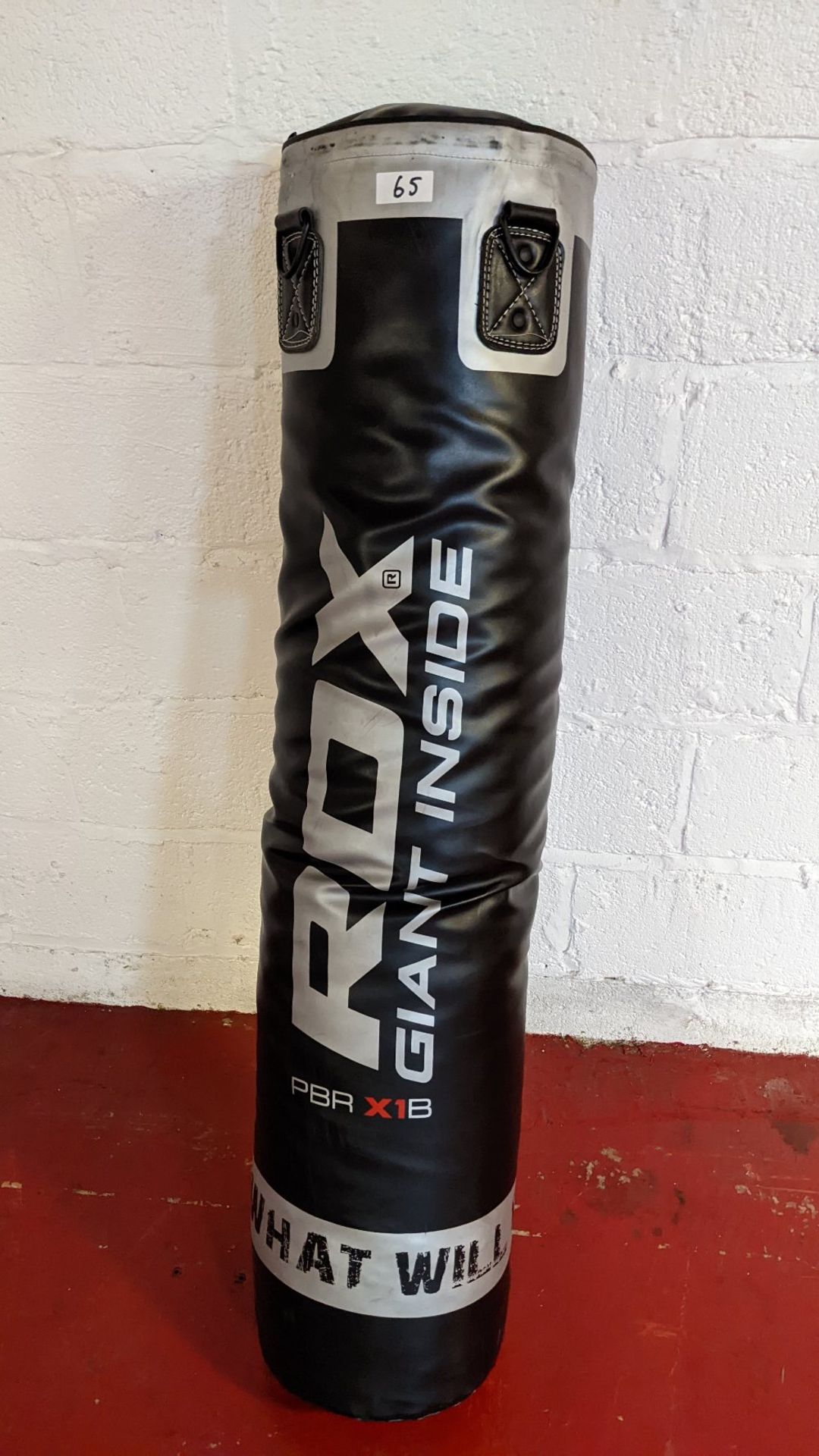 Rox PBR X1B Boxing Punch Bag with gloves