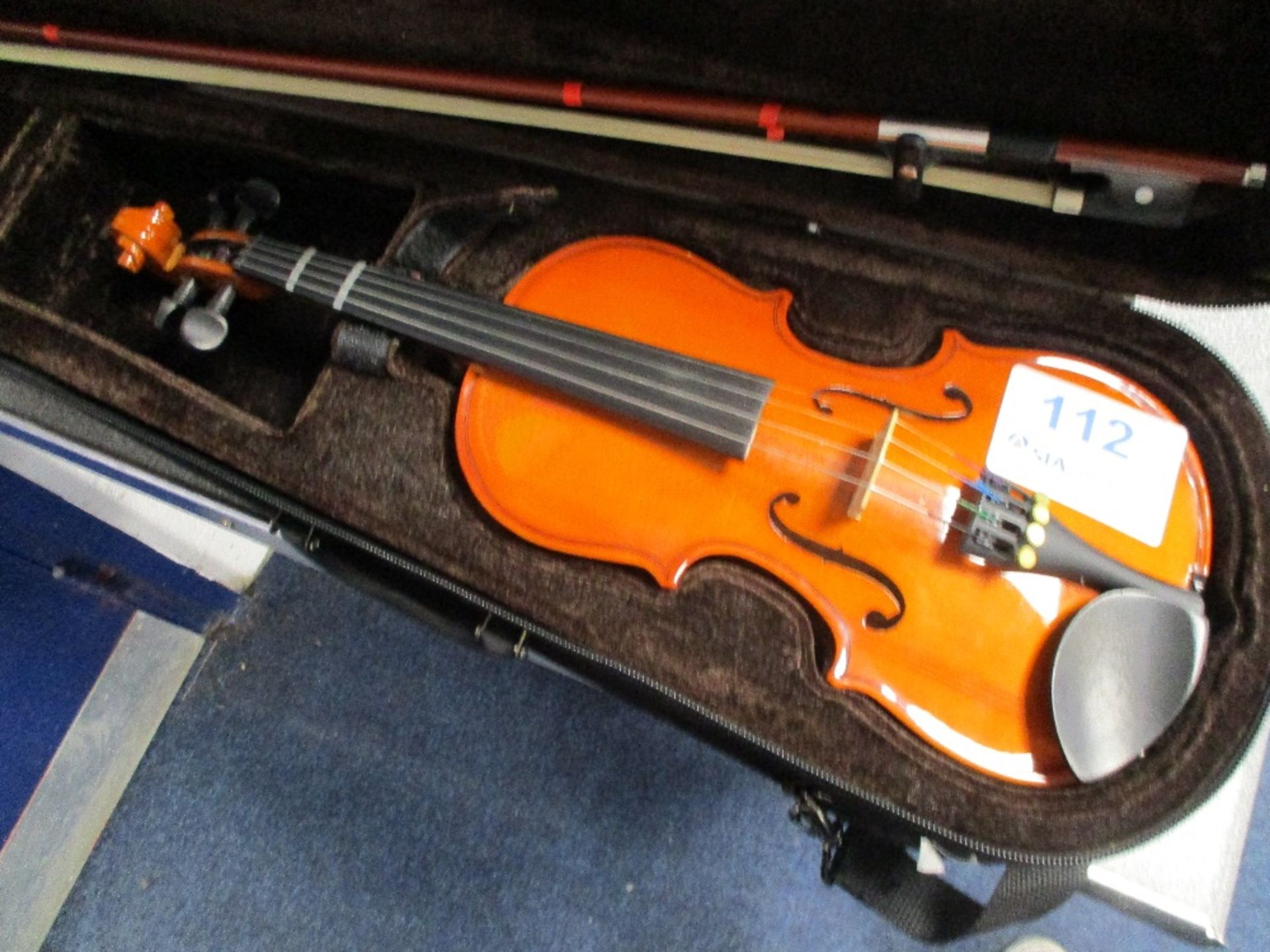 (2) 1/8 Violin Bow and Case - Image 2 of 4