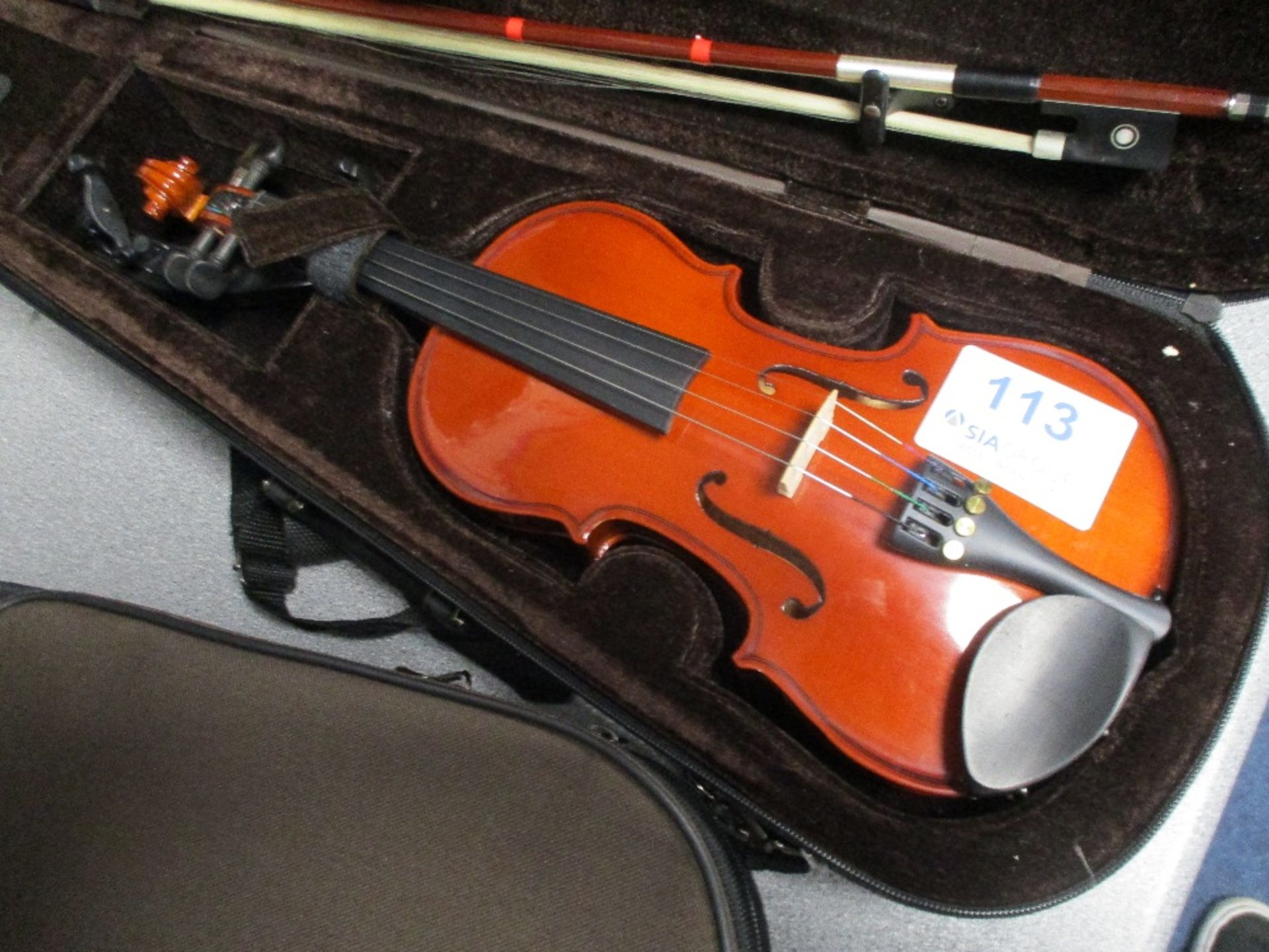 (2) 1/4 Violin Bow and Case - Image 2 of 4