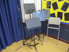 (7) Various Music and Mic Stands