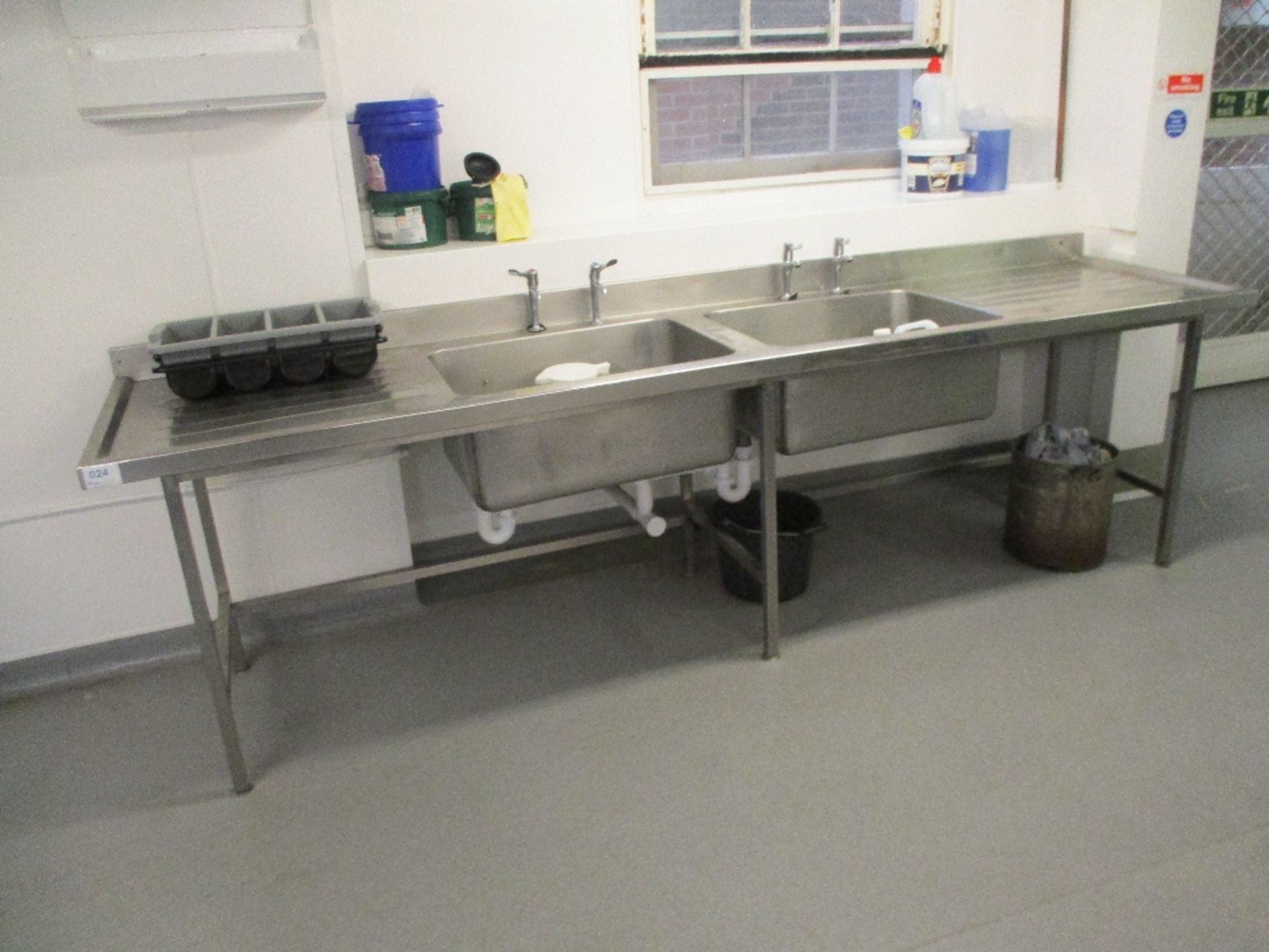 Stainless Steel Twin Sink - Image 3 of 3