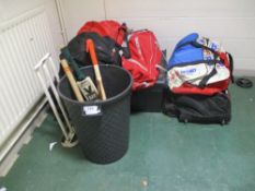 Quantity of Cricket Pads and Equipment