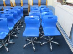 (10)Gas operated revolving Office Chair