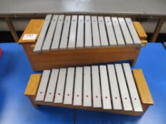 (2) Metal Xylophones