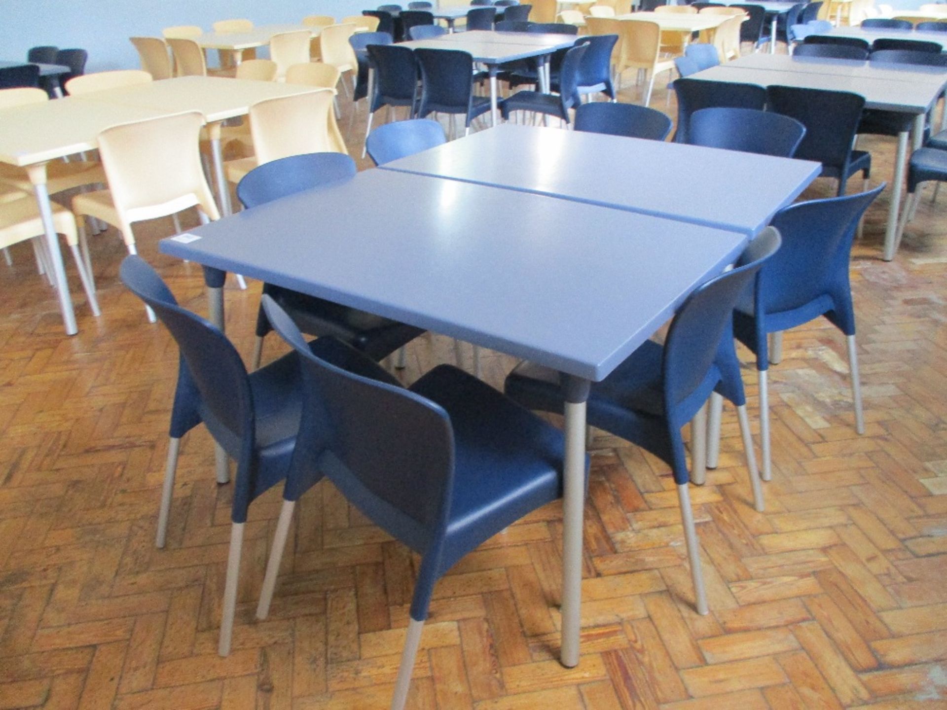 (2) Plastic Dining Tables and Chairs - Image 2 of 2