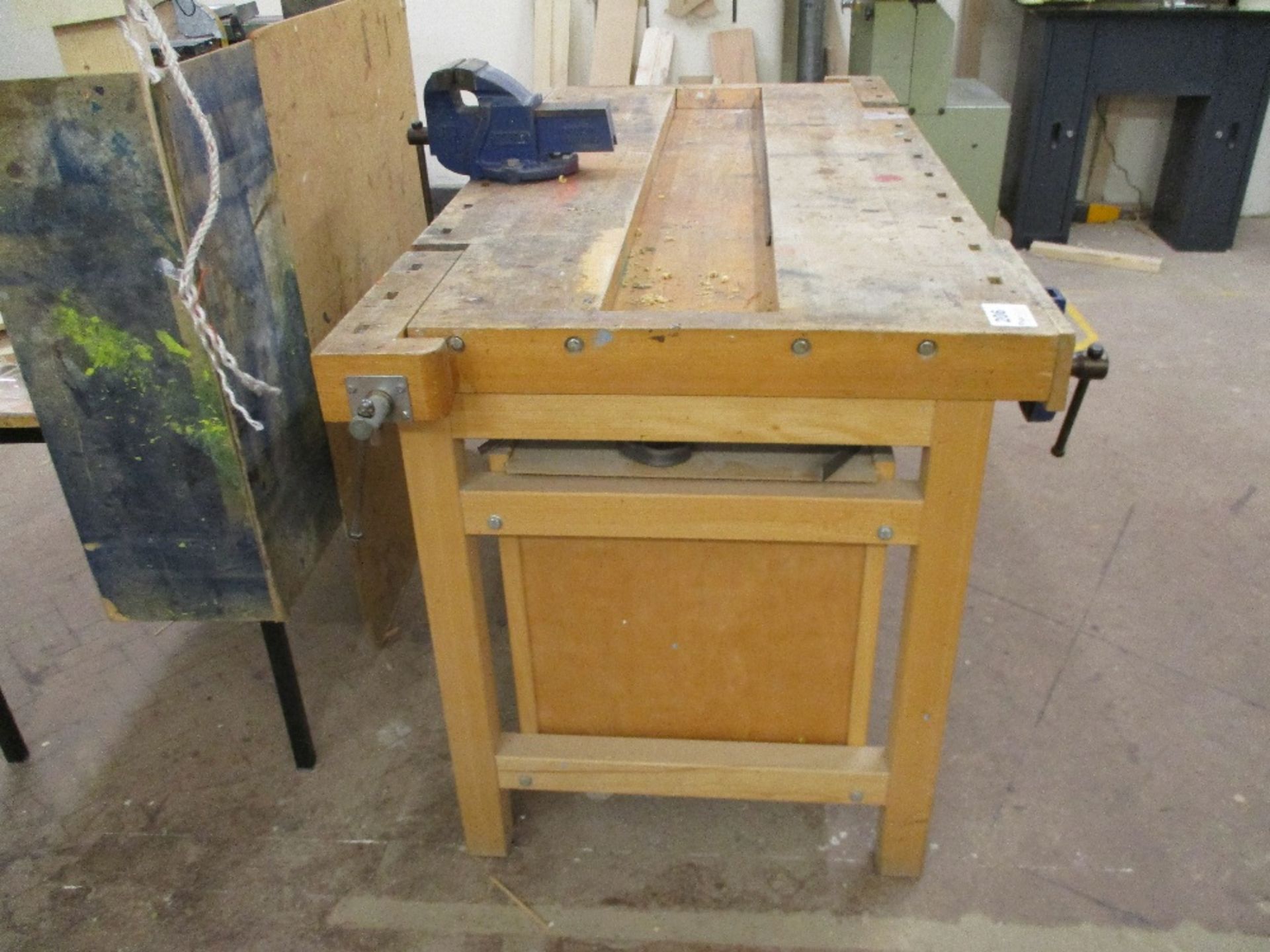 Pair of Wooden Workbenches - Image 3 of 3