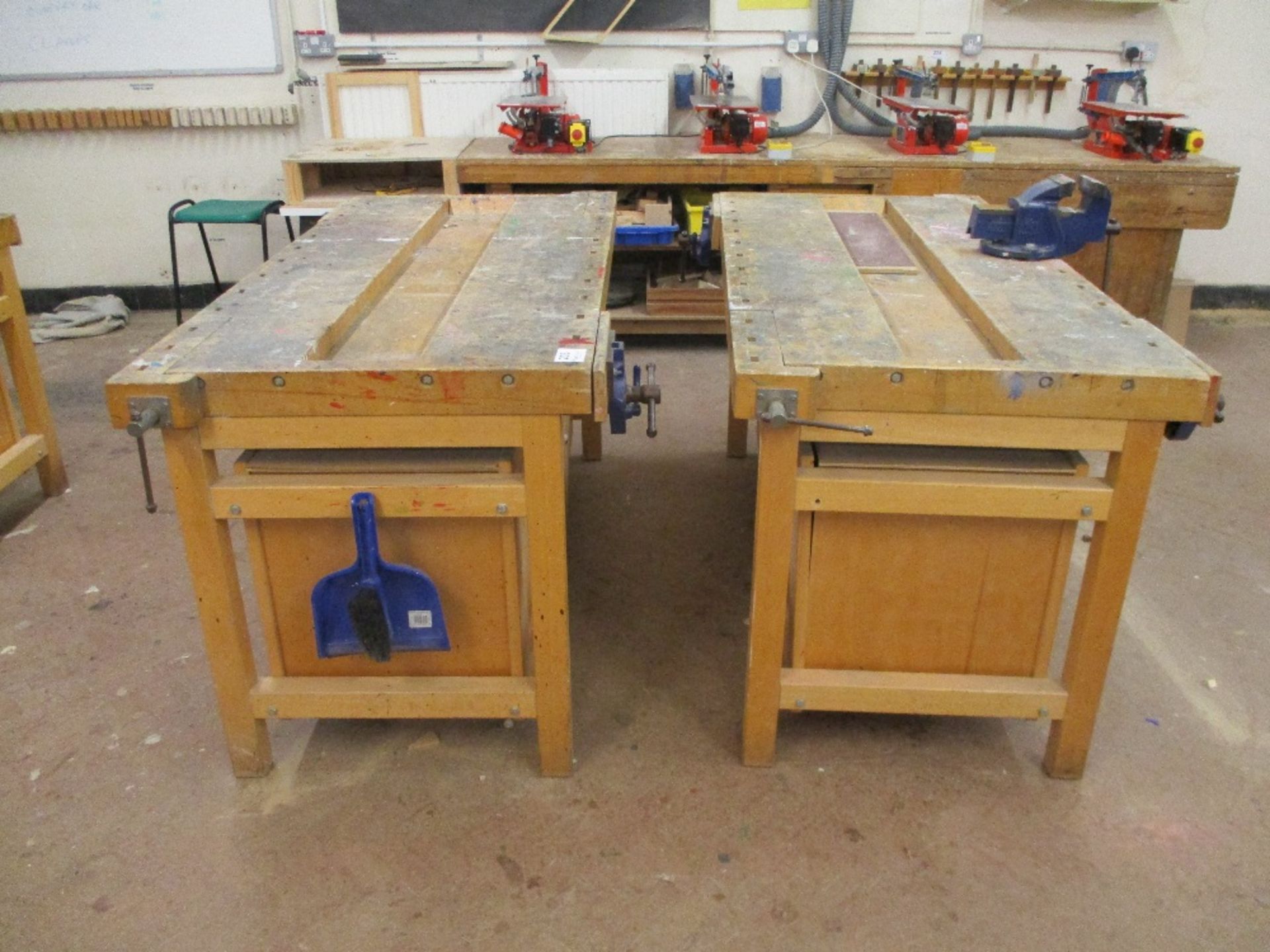 Pair of Wooden Workbenches - Image 2 of 3