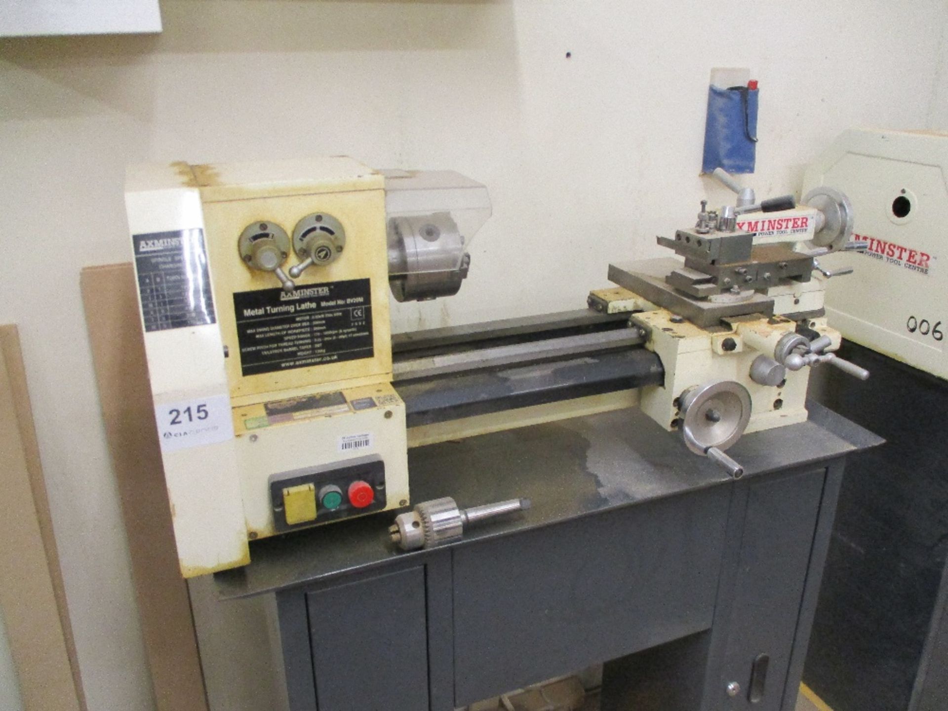 Axminster Turning lathe - Image 2 of 3