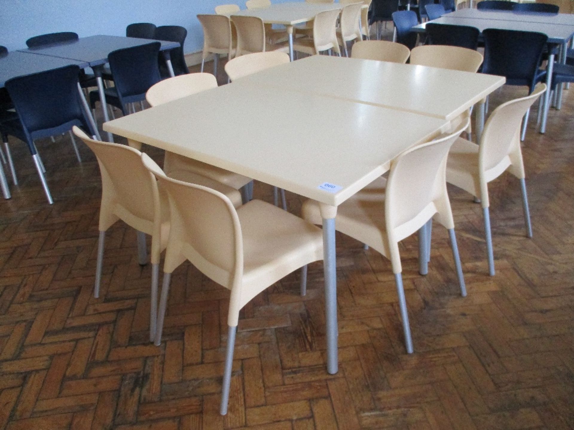 (2) Plastic Dining Tables and Chairs - Image 2 of 2