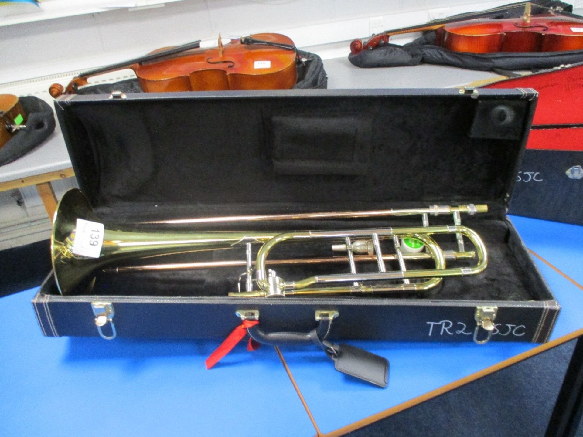 (2) Brass Trombone - Image 2 of 3