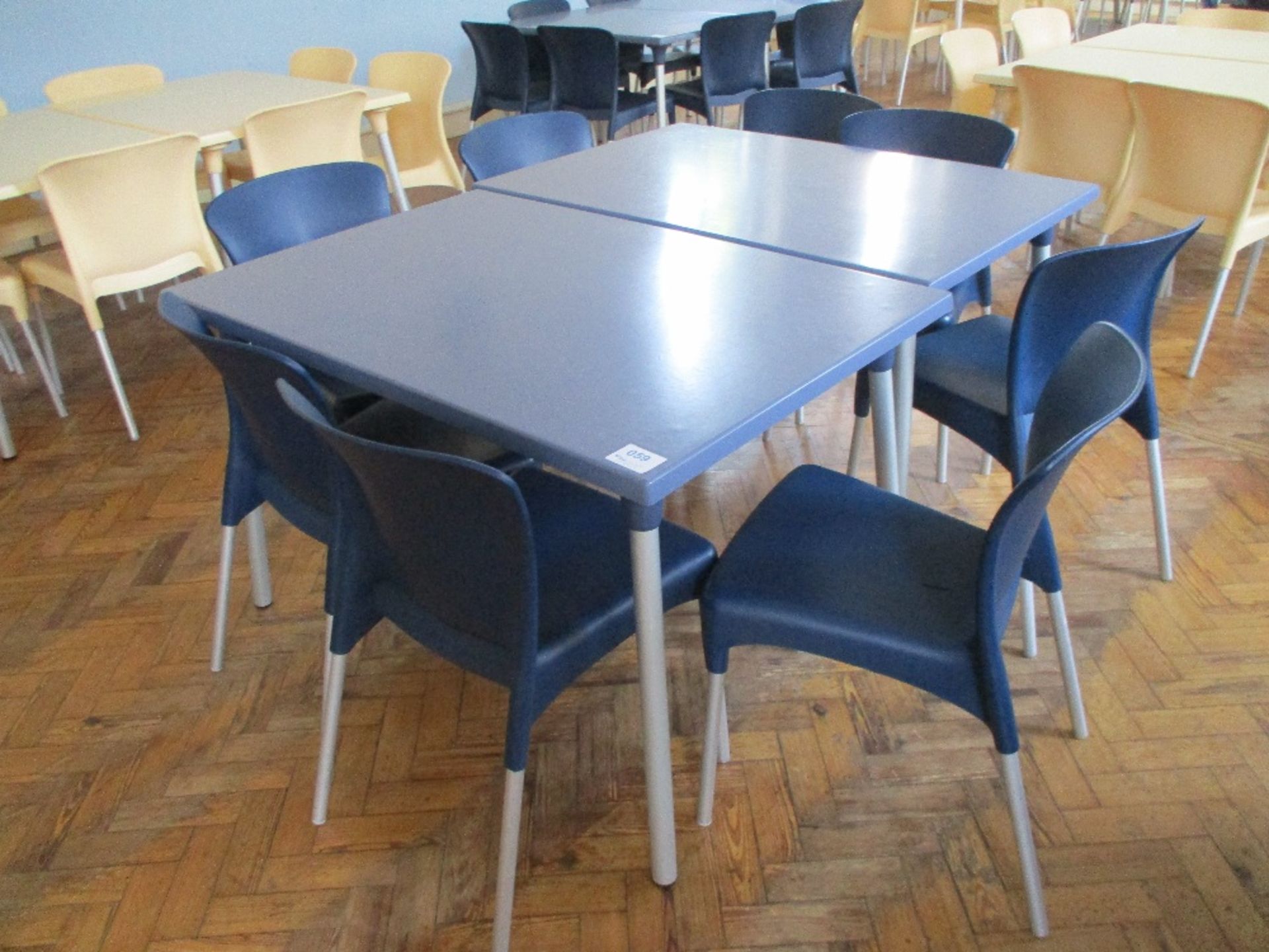 (2) Plastic Dining Tables and Chairs - Image 2 of 2