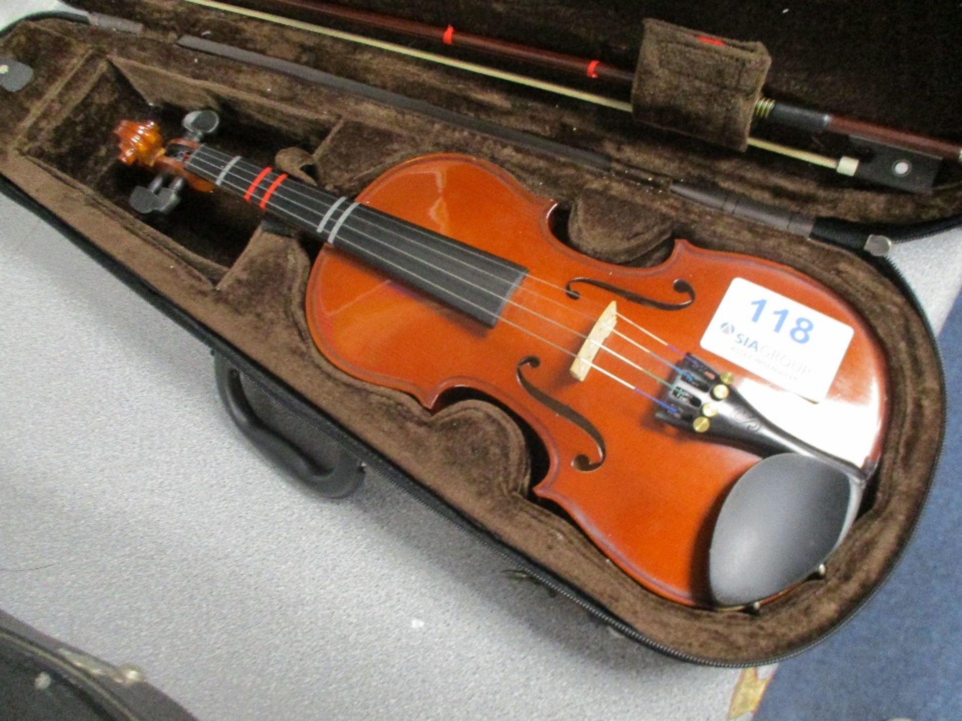 1/2 Violin Bow and Case - Image 2 of 4