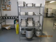 Stainless Steel Racks with Contents