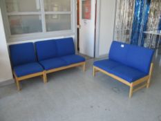 Blue Fabric Seating