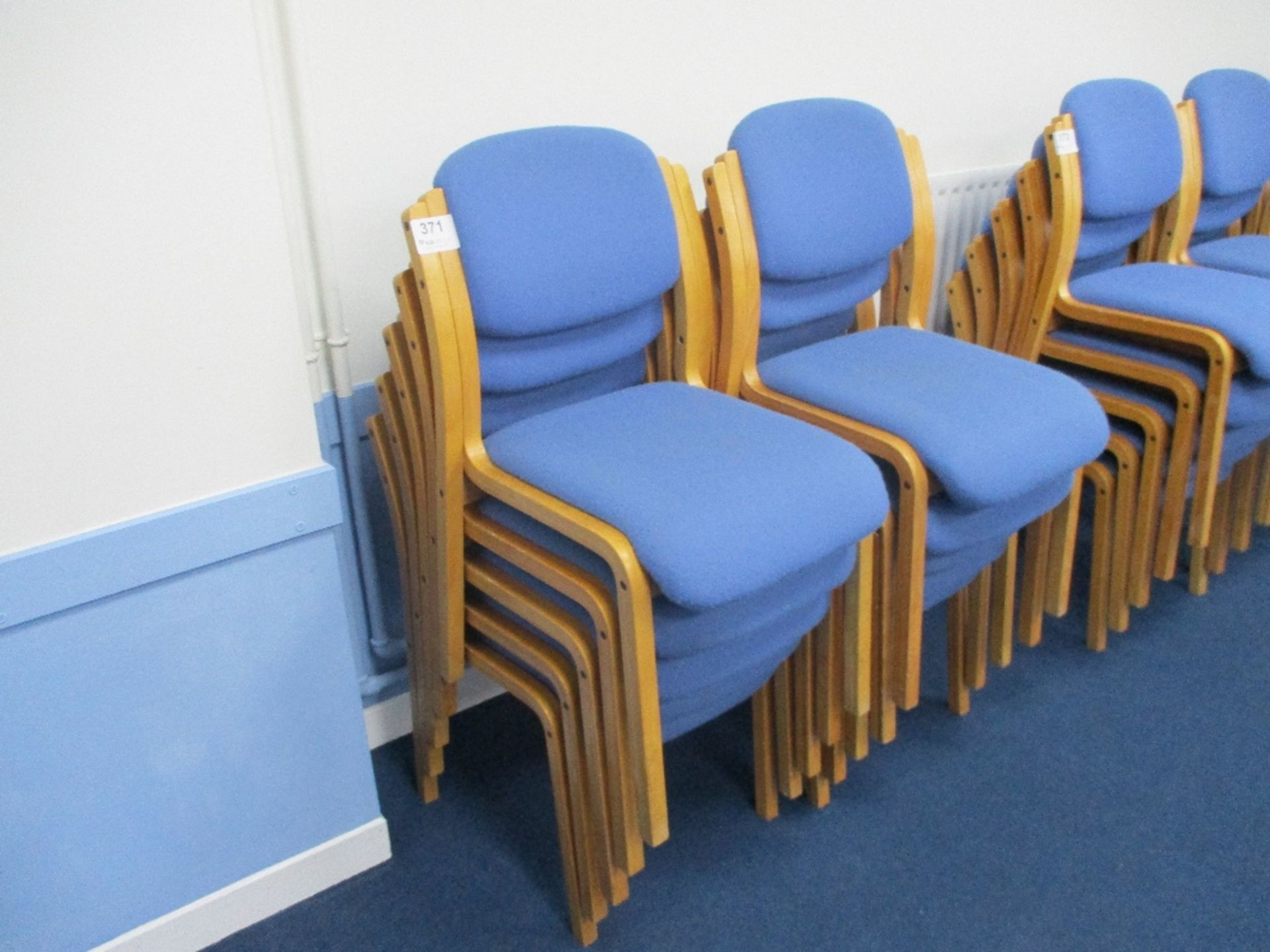 (10) Light Blue Upholstered Chairs - Image 2 of 2