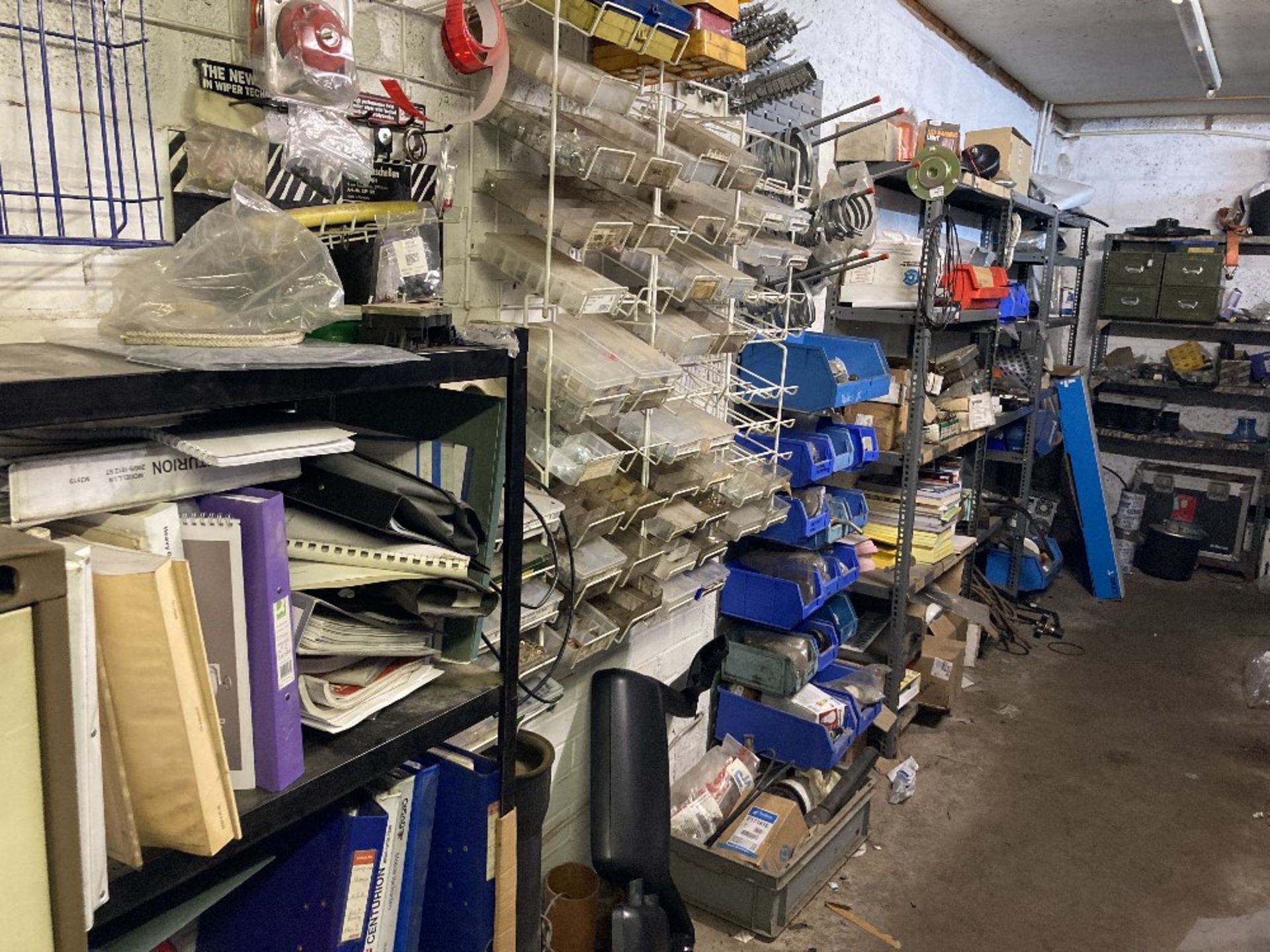 Content of Parts Room Containing Large Quantity of Various Parts & Components - Image 7 of 150