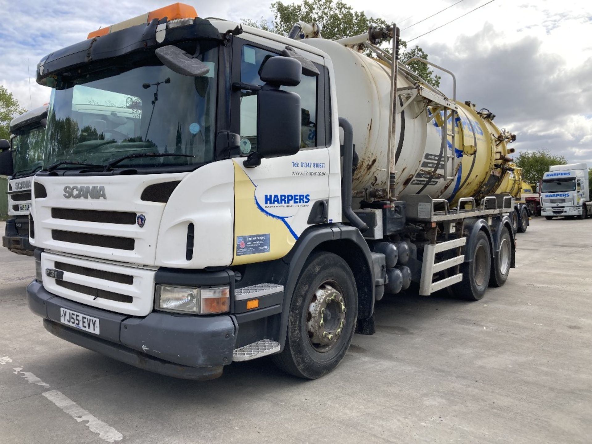 YJ55 EVY Scania Trucks c/w Vallely vacuum Tanker (2005) - Image 2 of 38