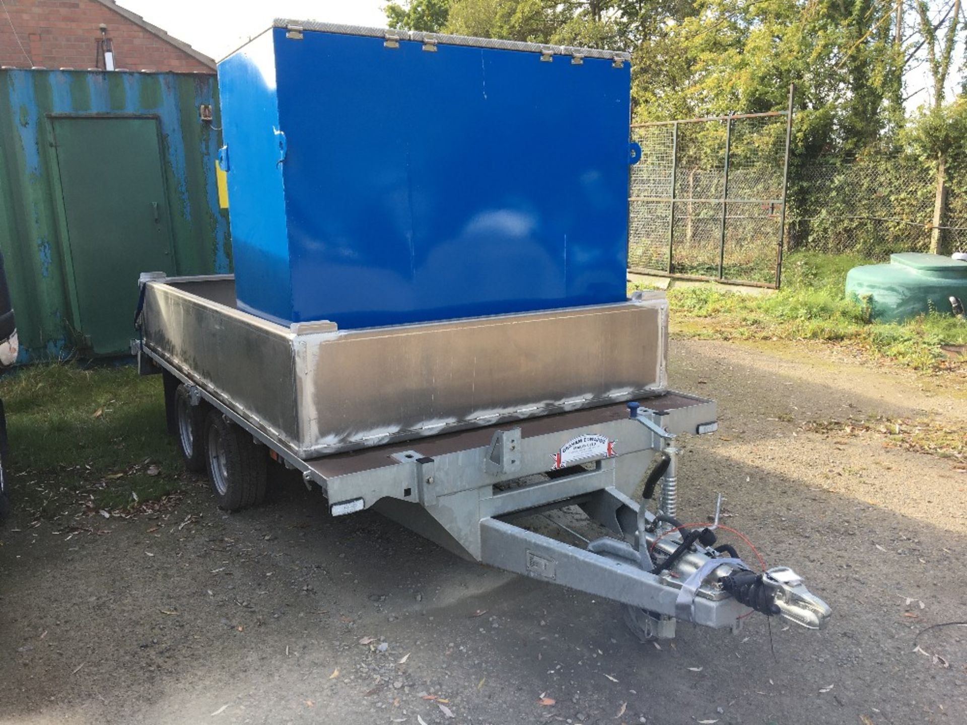 Graham Edwards Twin Axle Trailer, Trailer Mounted Dewatering Sys# & Galv Bunded Overspill Tray - Image 2 of 26