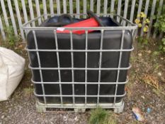Open Top IBC Containing Used Hose