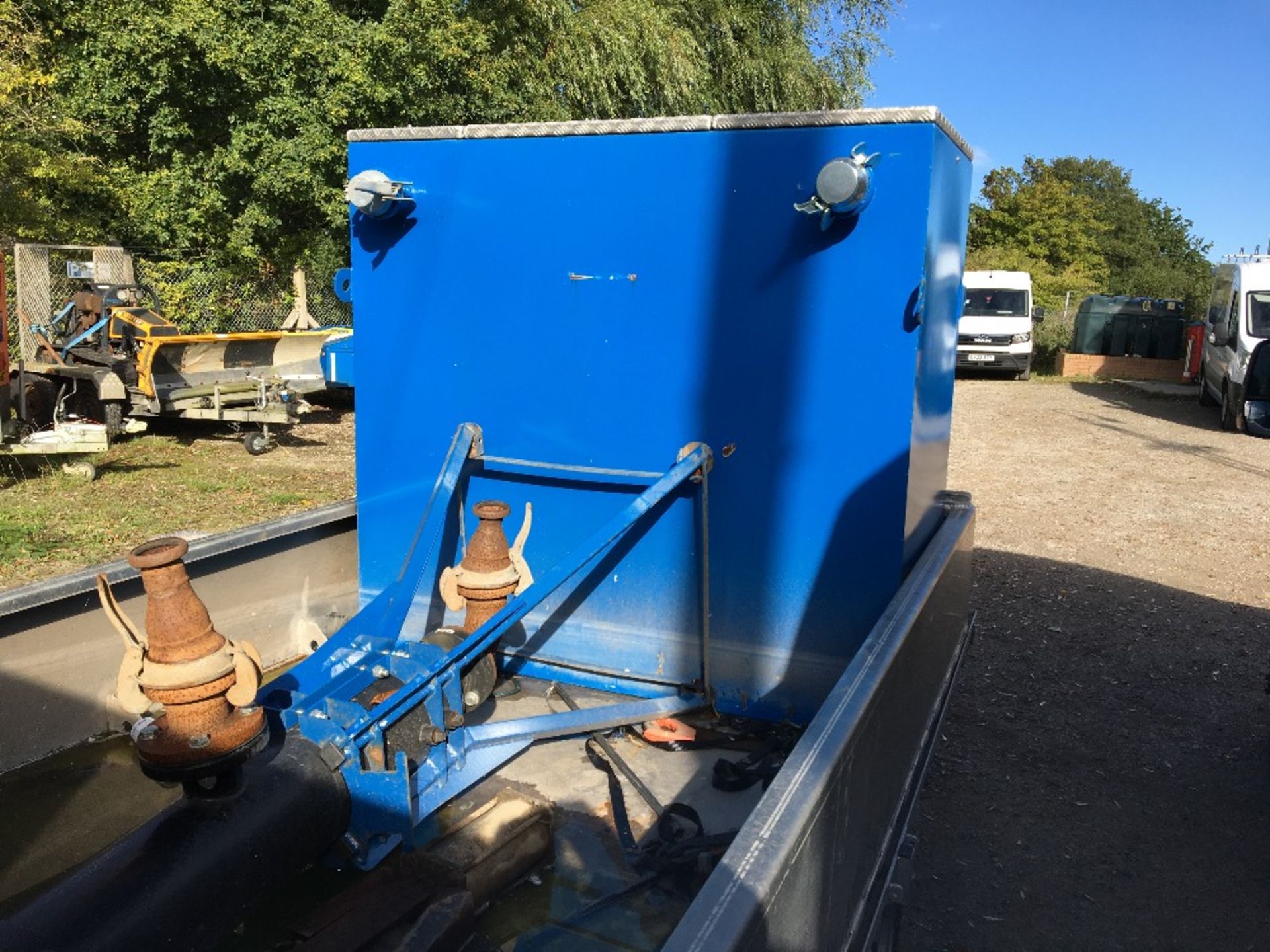 Graham Edwards Twin Axle Trailer, Trailer Mounted Dewatering Sys# & Galv Bunded Overspill Tray - Image 10 of 26