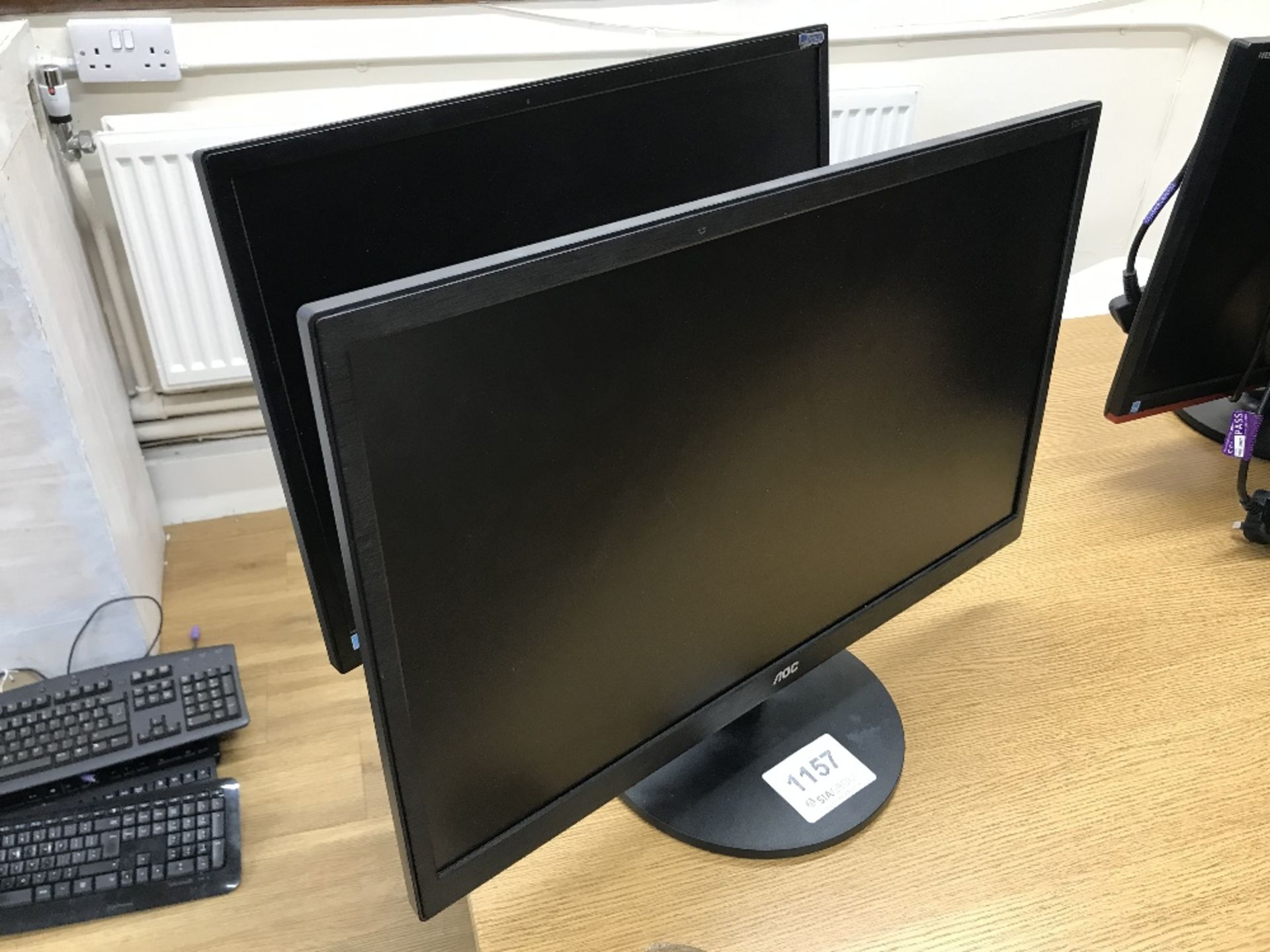 (2) AOC Computer Monitors