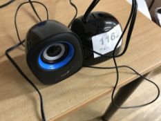 Small Twin SP-Q160 Genius Speakers