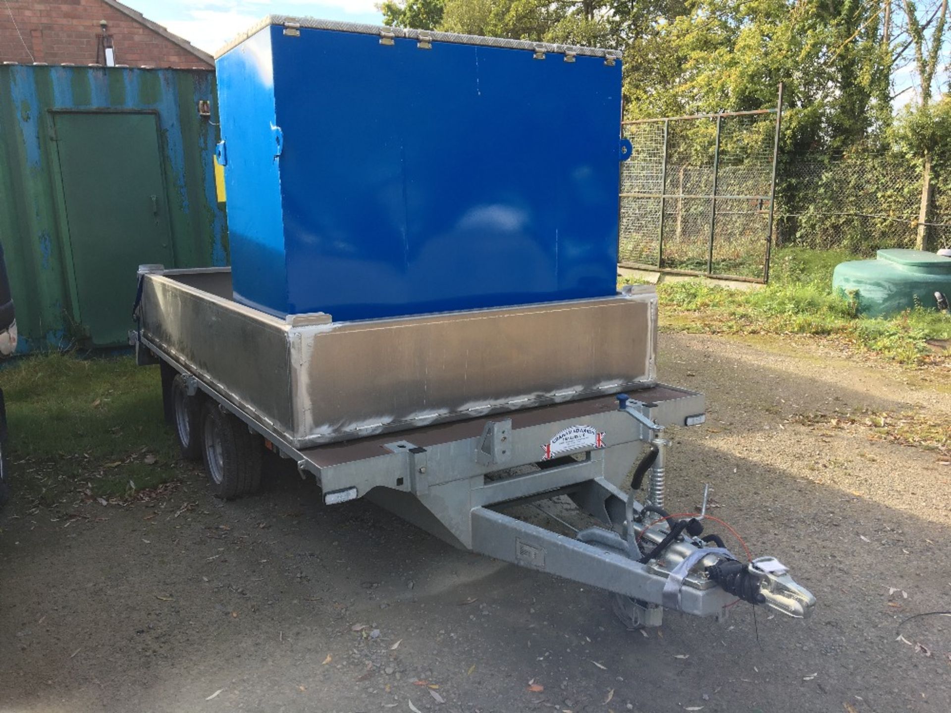 Graham Edwards Twin Axle Trailer, Trailer Mounted Dewatering Sys# & Galv Bunded Overspill Tray - Image 3 of 26