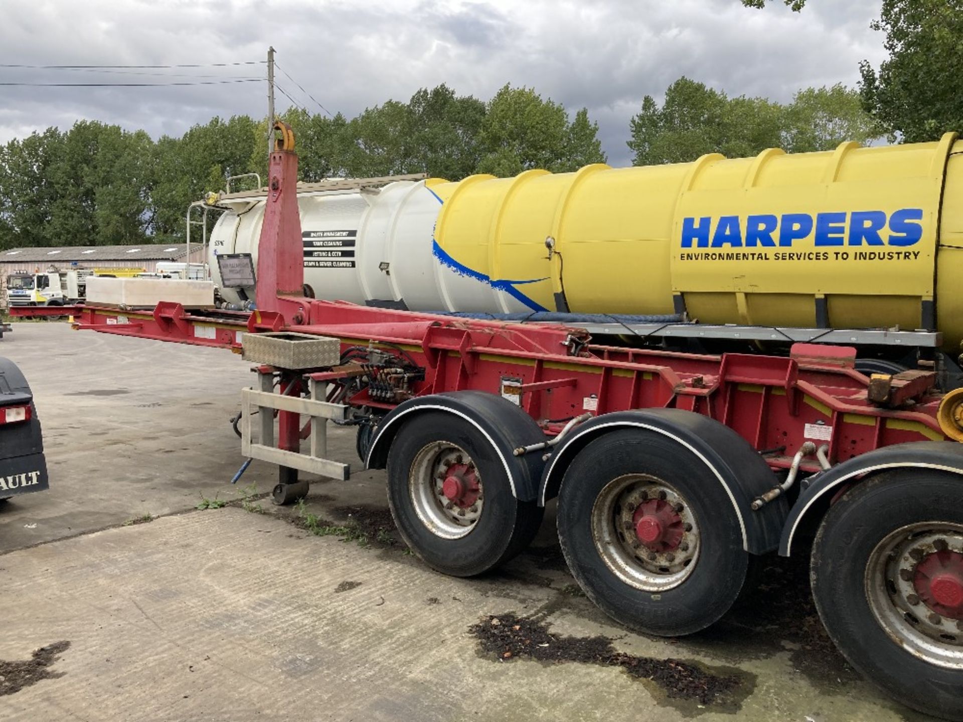 McCauley Carvol Hooklift tri axle Trailer 30t - Image 5 of 19