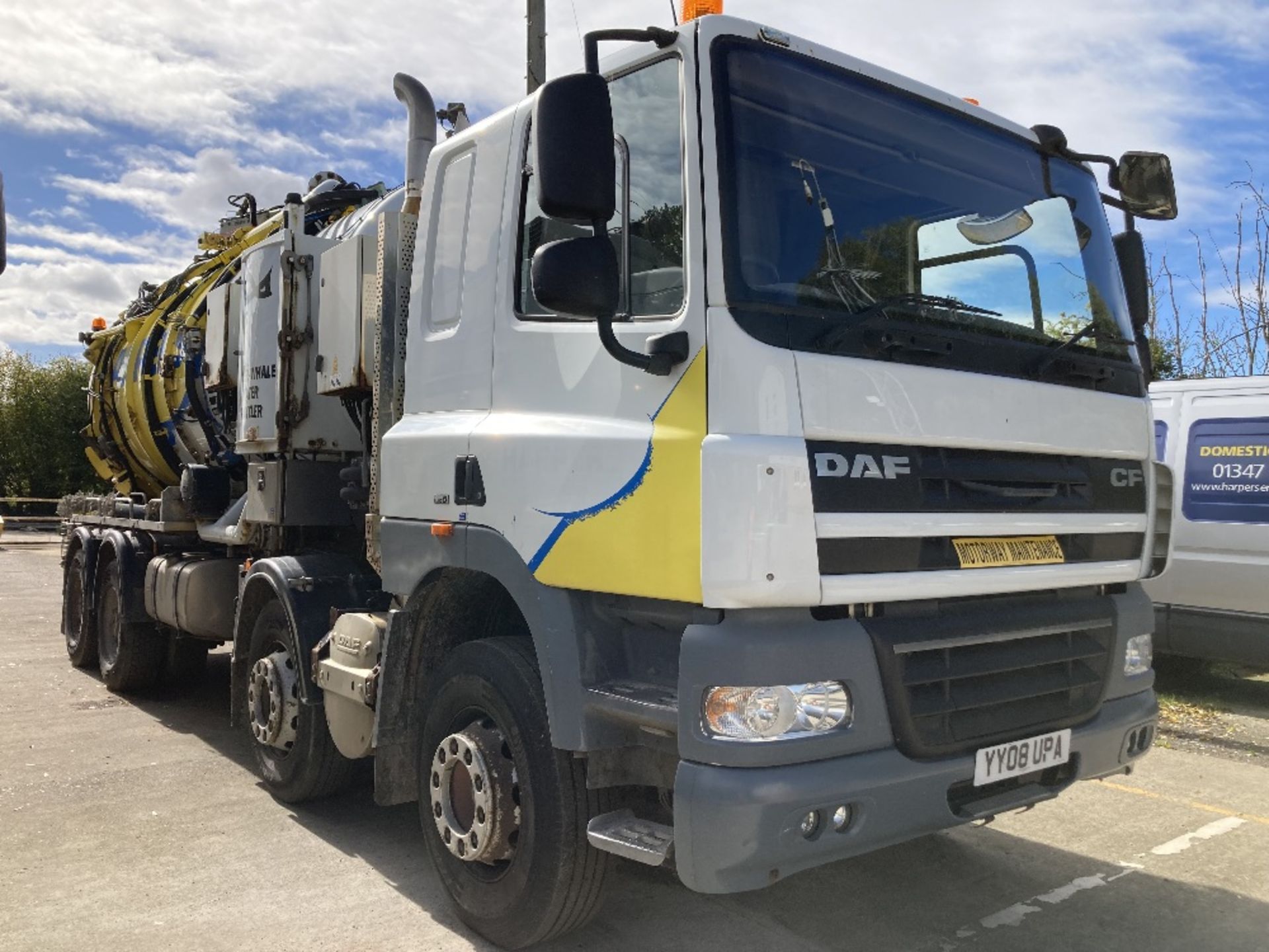 YY08 UPA DAF CF85 chassis with 13,000L Kaiser Whale Jetvac Unit - Image 3 of 45