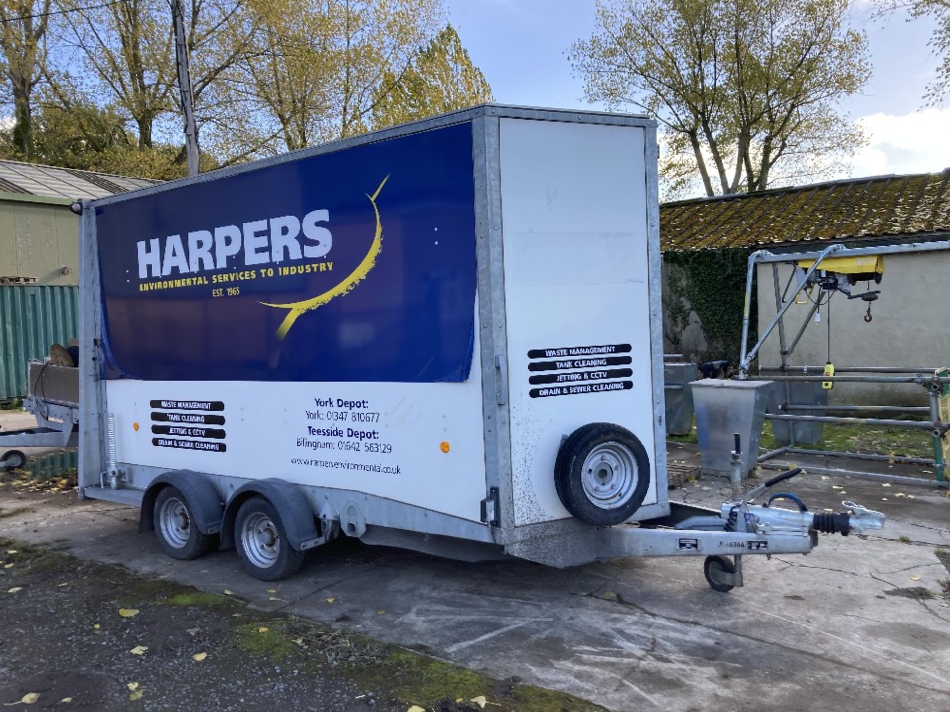 Ifor Williams Twin Axle Box Trailer