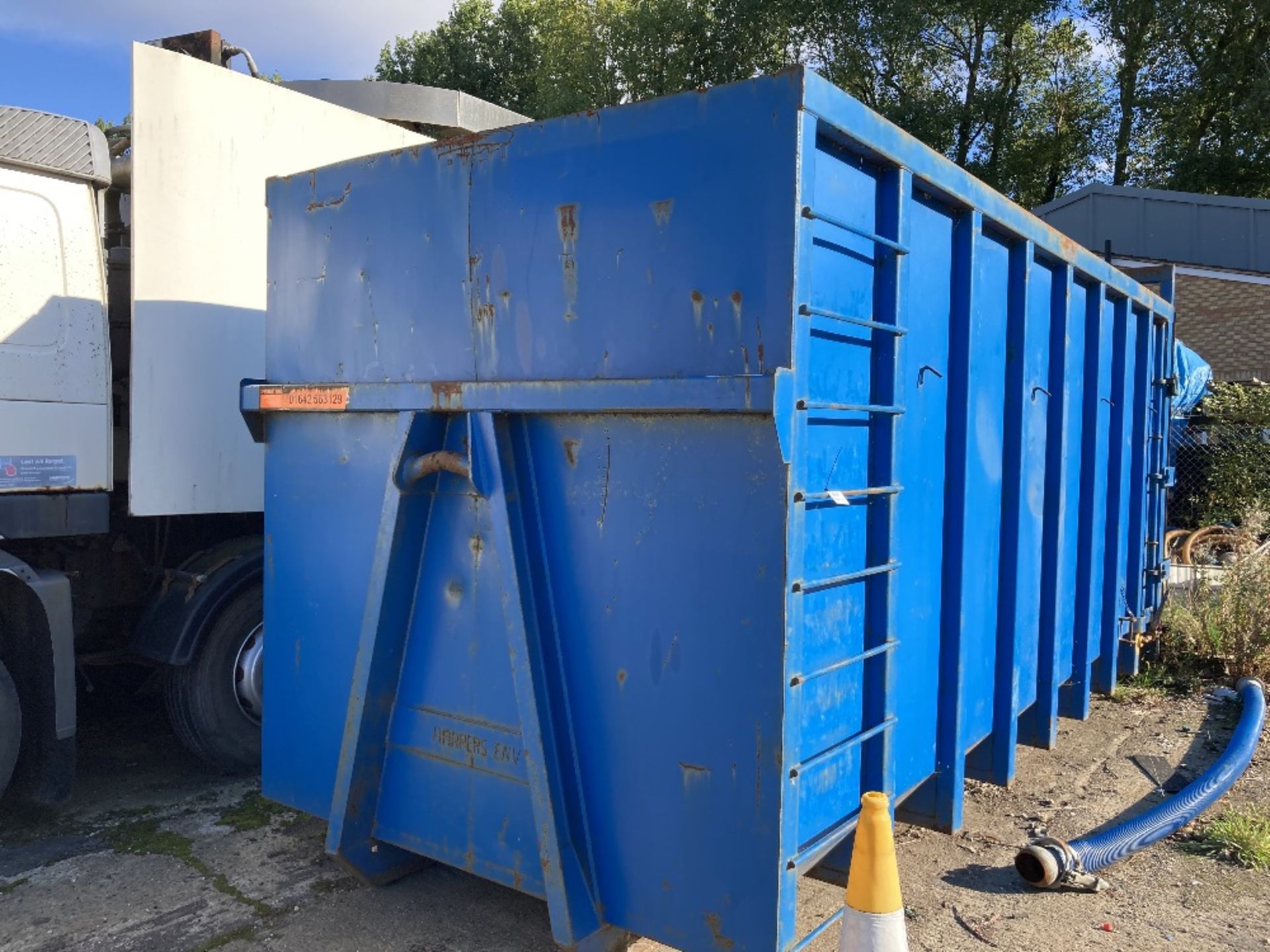 High Sided Open Top Hooklift Waste Skip