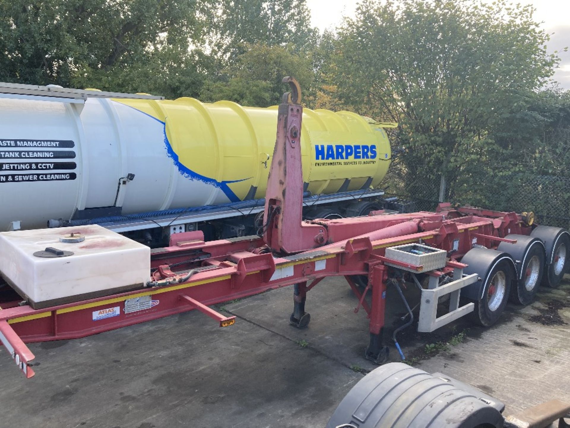 McCauley Carvol Hooklift tri axle Trailer 30t - Image 11 of 19