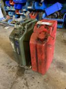 (2) 20ltr Jerry Cans c/w Gas Oil